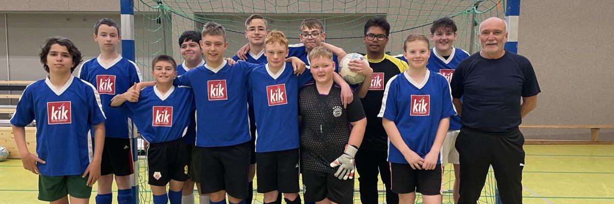 Das Fußballteam der Budenbergschule